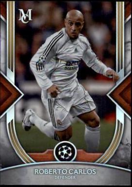 Roberto Carlos #3 Soccer Cards 2022 Topps Museum Collection UEFA Champions League
