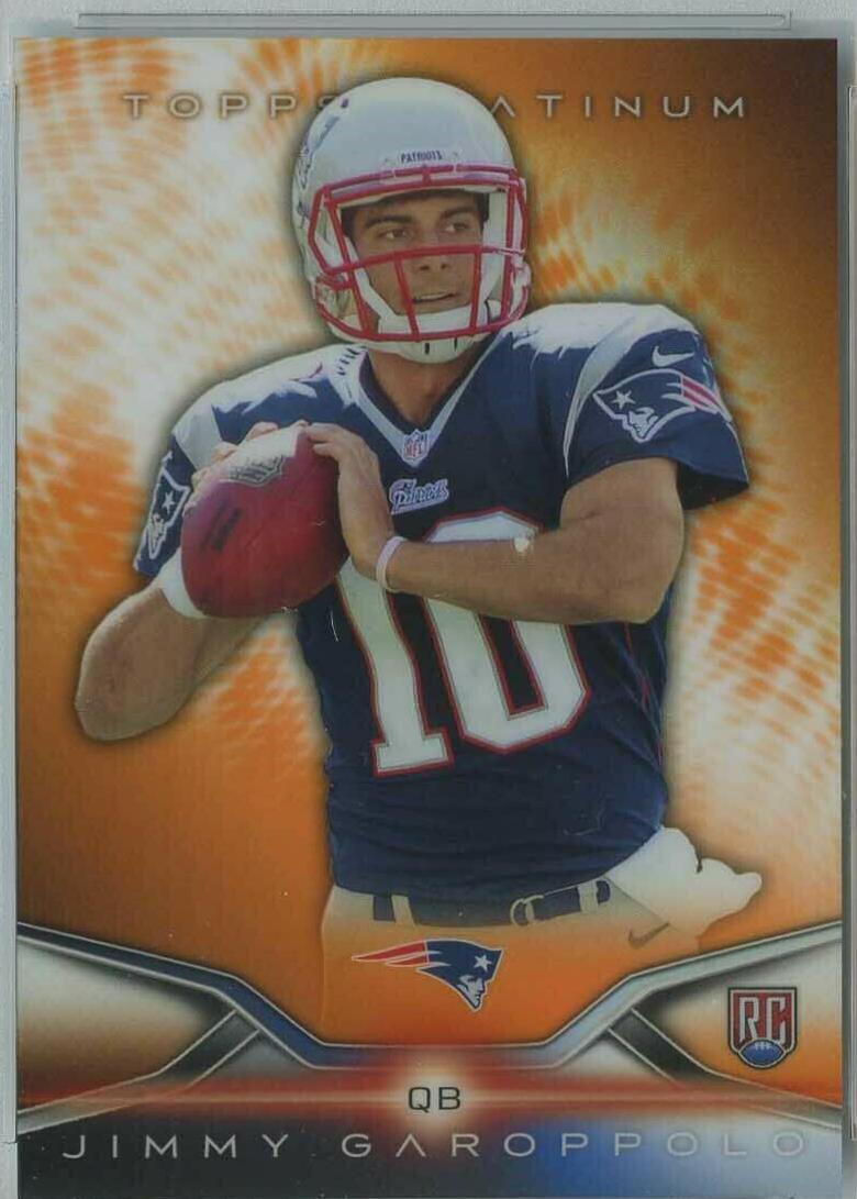 Jimmy Garoppolo #143 Football Cards 2014 Topps Platinum
