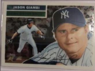 Jason Giambi #11 Baseball Cards 2005 Topps Heritage Chrome
