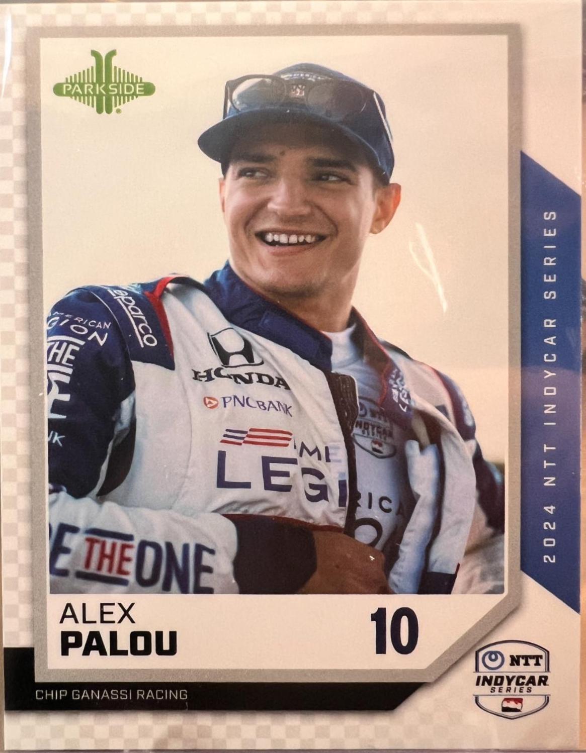 Alex Palou #1 Racing Cards 2024 Parkside NTT IndyCar