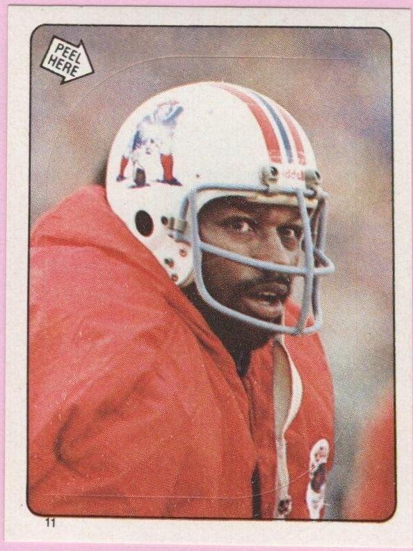 Sam Cunningham #11 Football Cards 1983 Topps Stickers