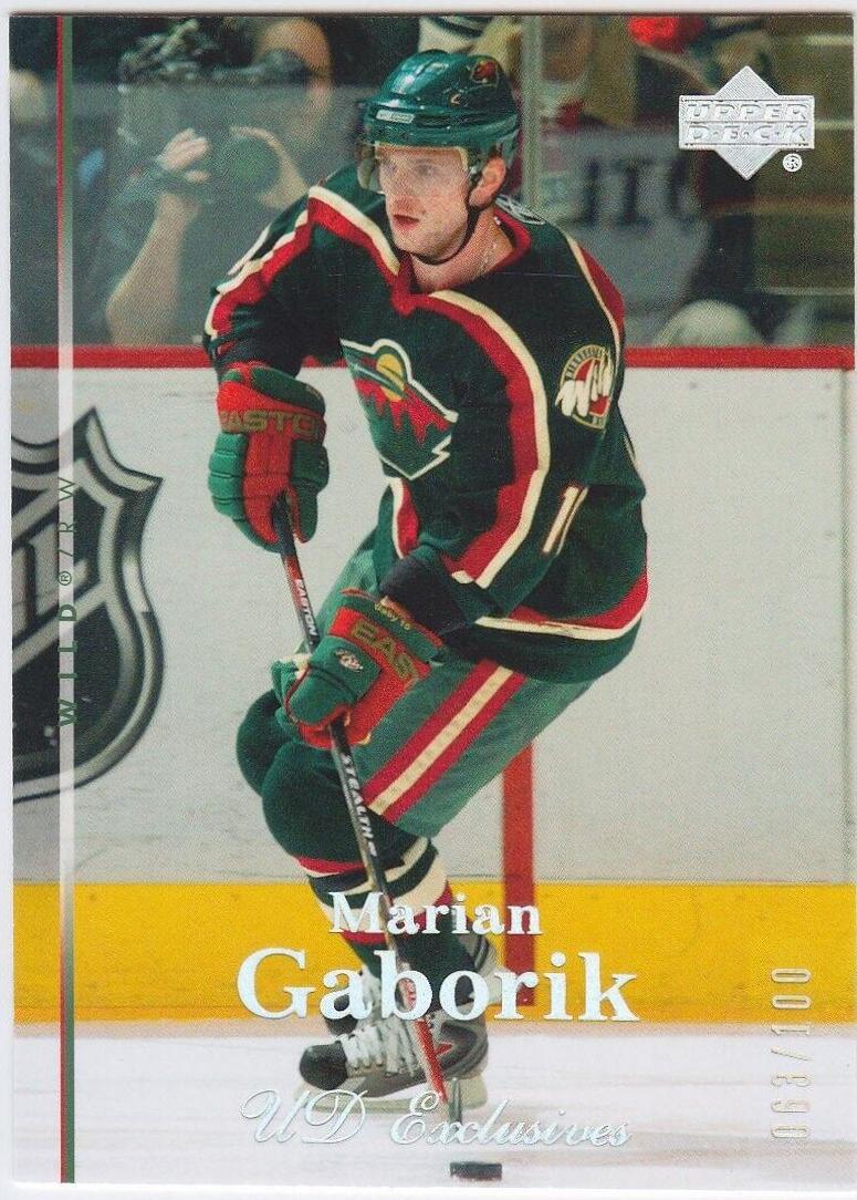 Marian Gaborik #40 Hockey Cards 2007 Upper Deck