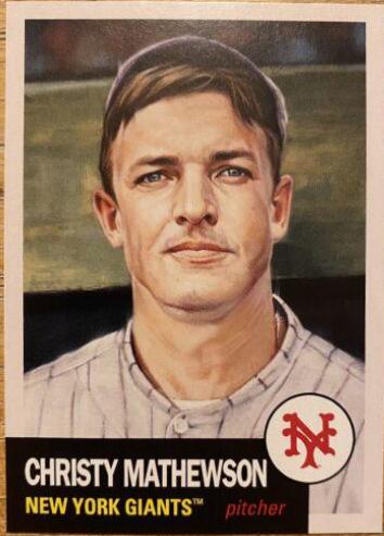 Christy Mathewson #666 Baseball Cards 2023 Topps Living