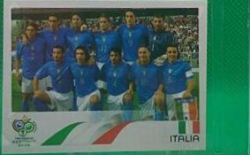 Italy Team #321 Soccer Cards 2006 Panini World Cup Germany Sticker