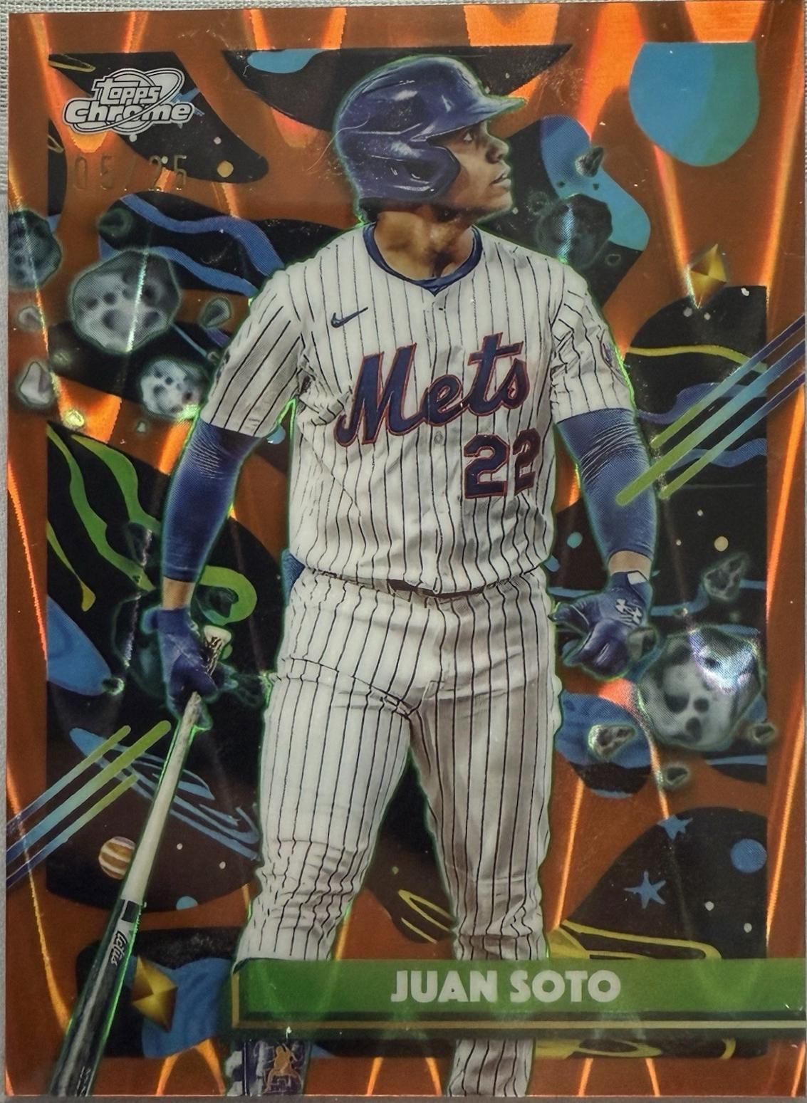 Juan Soto [Orange Galactic Refractor] #143