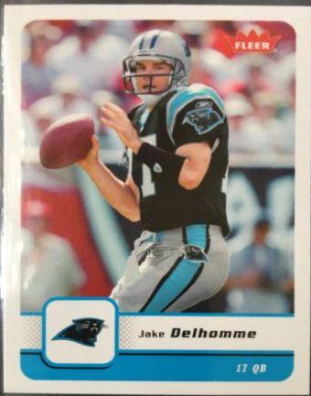 Jake Delhomme #14 Football Cards 2006 Fleer