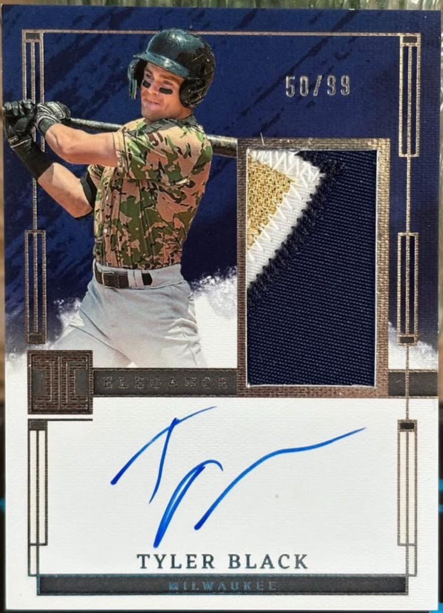 Tyler Black #EPJ-TB 2024 Panini Impeccable Baseball Elegance Prospect Jersey Autographs