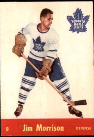 Jim Morrison #8 Hockey Cards 1955 Parkhurst Quaker Oats