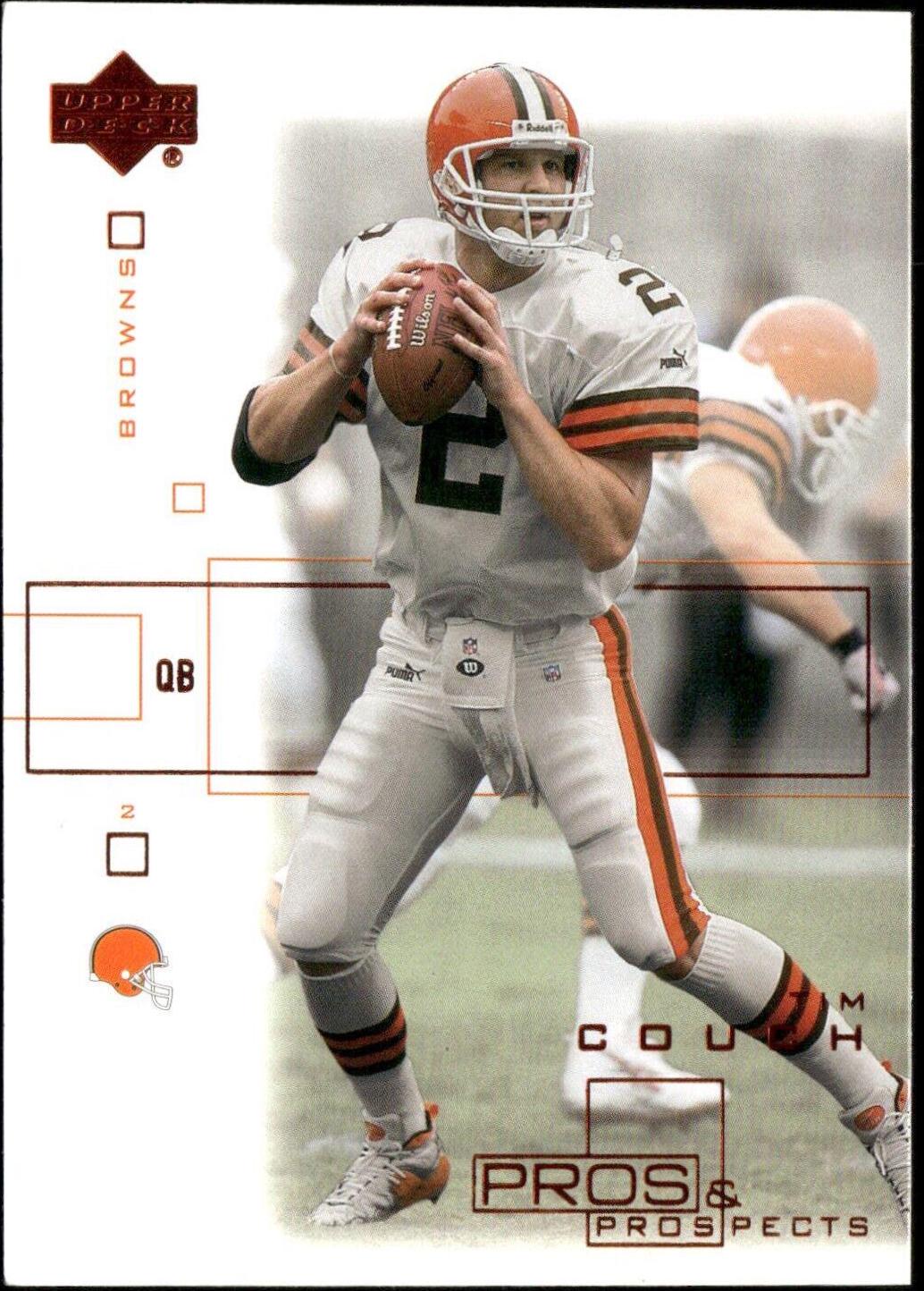 Tim Couch #21 Football Cards 2001 Upper Deck Pros & Prospects