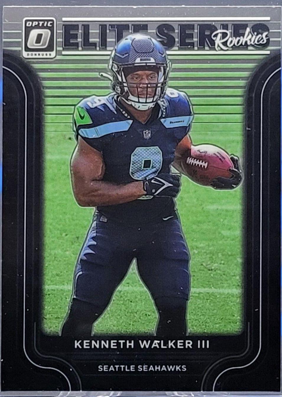 Kenneth Walker III #ESR-16 Football Cards 2022 Panini Donruss Optic Elite Series Rookies