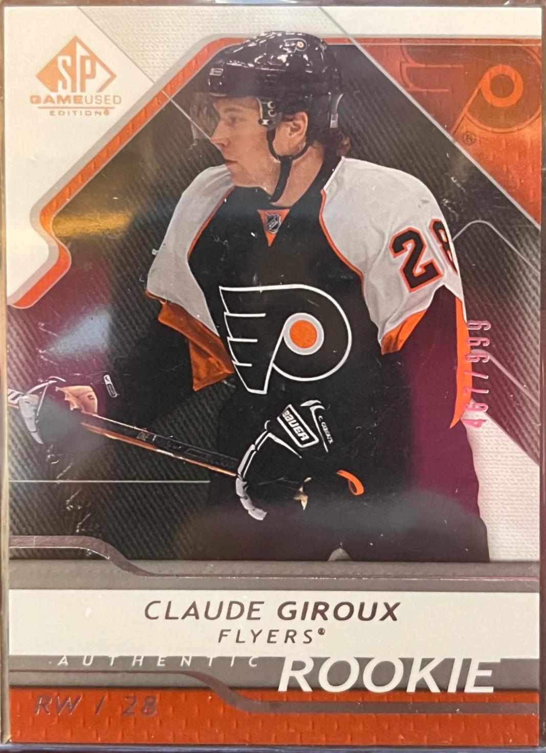 Claude Giroux #112 Hockey Cards 2008 SP Game Used