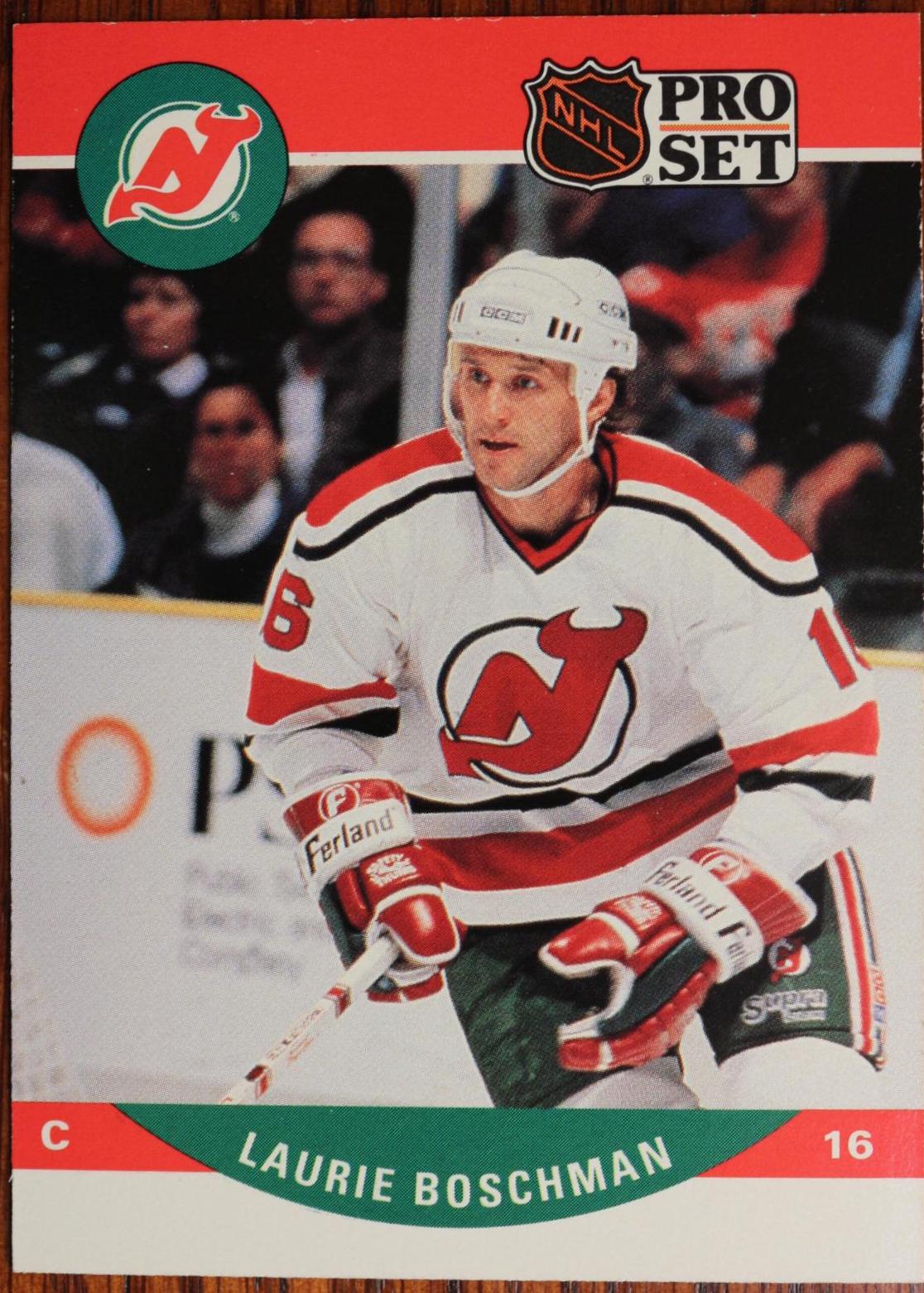 Laurie Boschman #476 Hockey Cards 1990 Pro Set