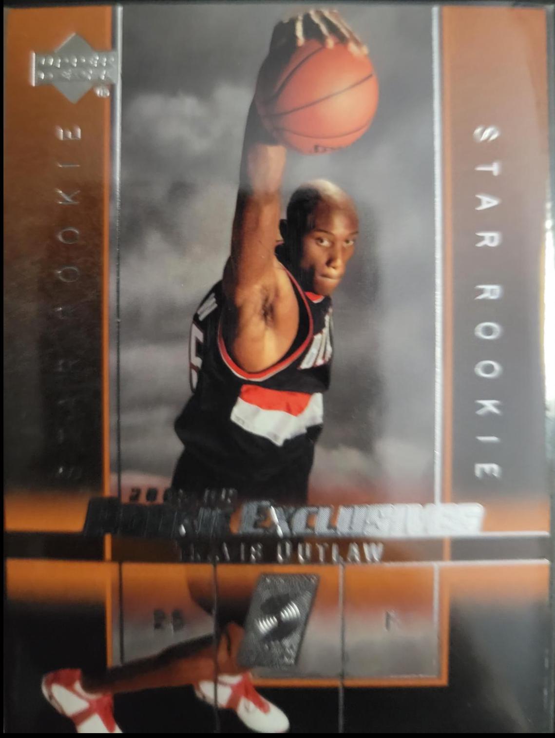 Travis Outlaw #19 Basketball Cards 2003 Upper Deck Rookie Exclusives