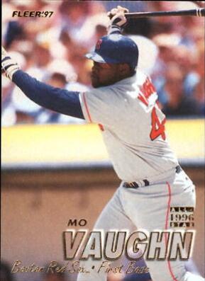 Mo Vaughn #32 Baseball Cards 1997 Fleer