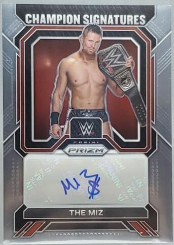 The Miz #8 Wrestling Cards 2023 Panini Prizm WWE Champion Signatures