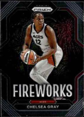 Chelsea Gray #4 Basketball Cards 2023 Panini Prizm WNBA Fireworks