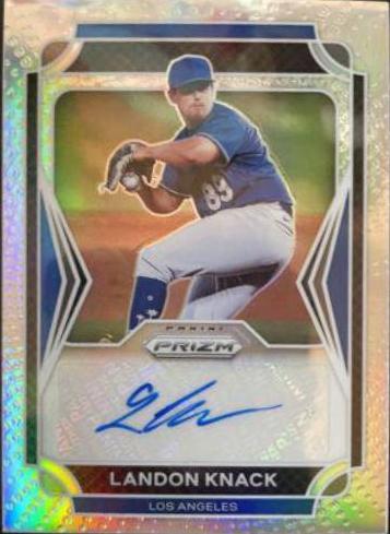 Landon Knack #26 Baseball Cards 2021 Panini Prizm Draft Picks Autographs