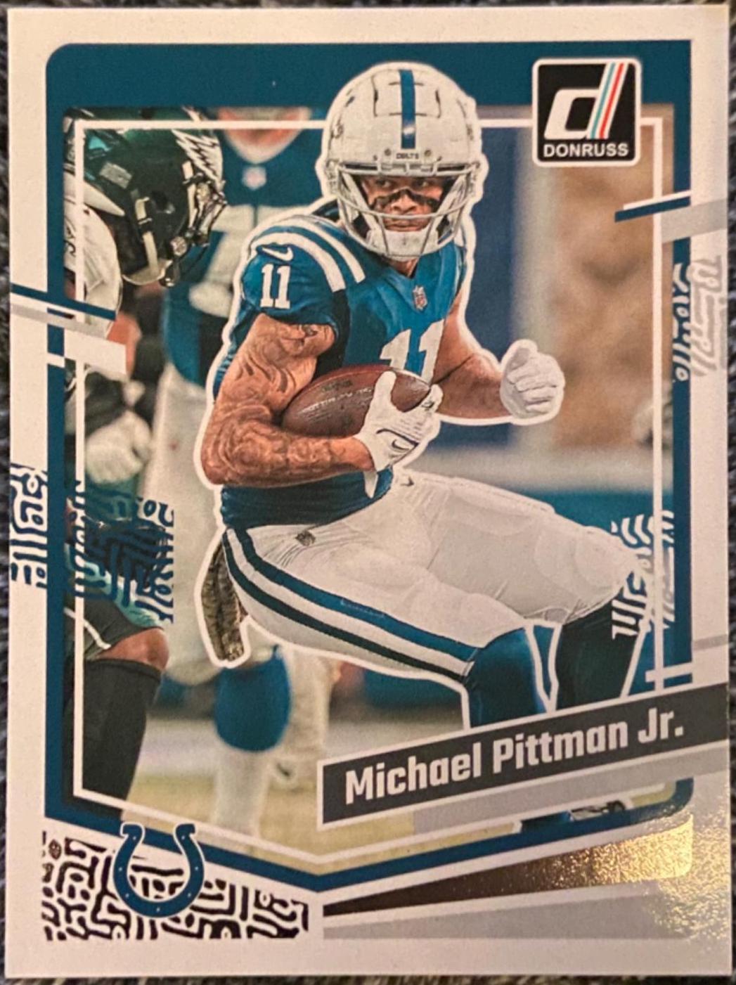 Michael Pittman Jr. #129 Football Cards 2023 Panini Donruss