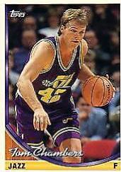 Tom Chambers #220 Basketball Cards 1993 Topps