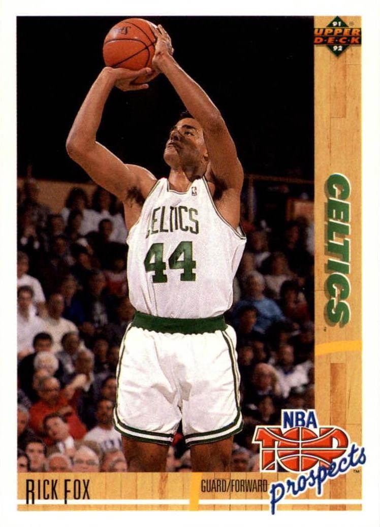 Rick Fox #443 Basketball Cards 1991 Upper Deck