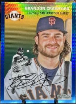 Brandon Crawford [Blue Prism Refractor] #353