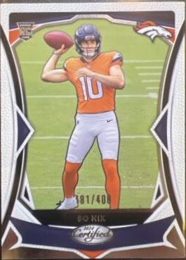 Bo Nix #109 Football Cards 2024 Panini Certified