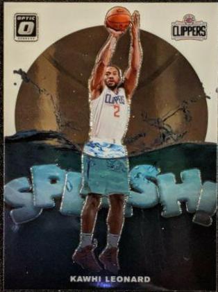 Kawhi Leonard #5 Basketball Cards 2019 Panini Donruss Optic Splash