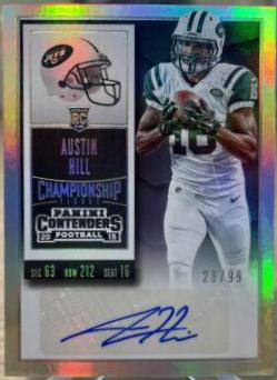 Austin Hill [Autograph Cracked Ice Ticket] #276