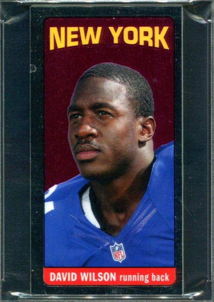 David Wilson #8 Football Cards 2012 Topps Chrome 1965 Inserts