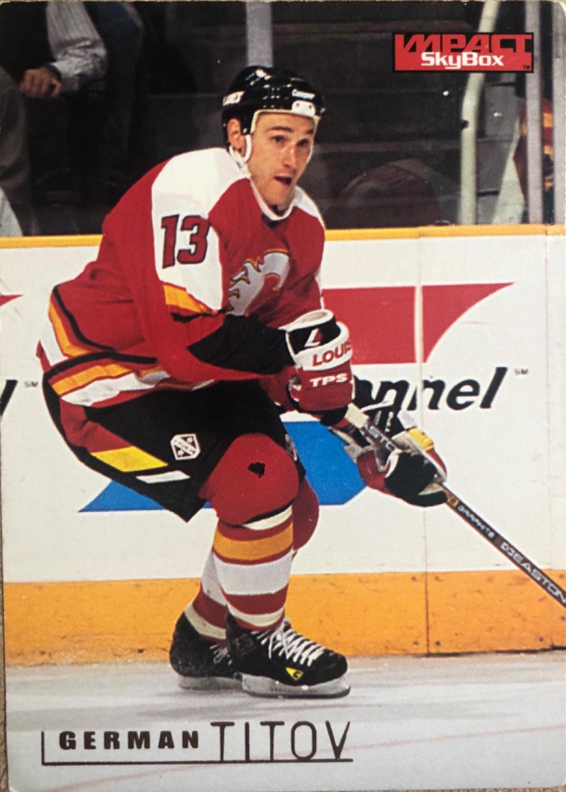 German Titov #25 Hockey Cards 1996 SkyBox Impact
