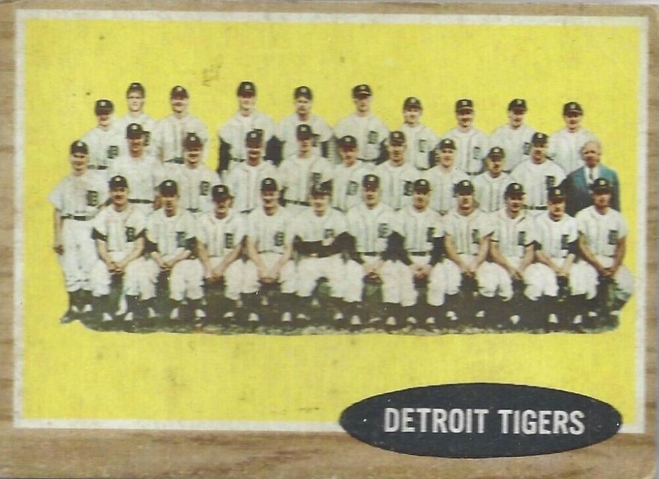 Tigers Team #24 Baseball Cards 1962 Venezuela Topps