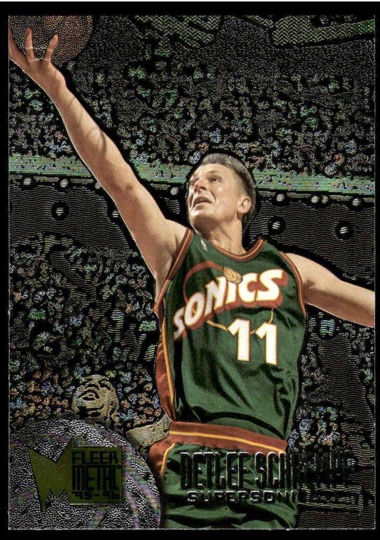 Detlef Schrempf #195 1995-96 Metal Basketball