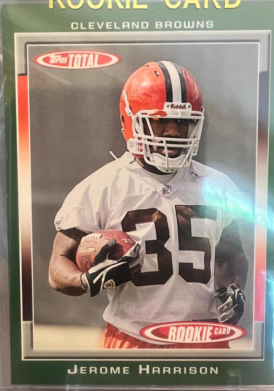 Jerome Harrison #506 Football Cards 2006 Topps Total