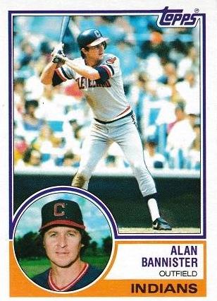 Alan Bannister #348 Baseball Cards 1983 Topps