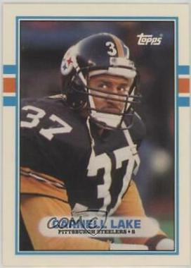 Carnell Lake #80T Football Cards 1989 Topps Traded
