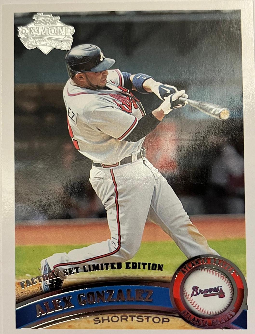 Alex Gonzalez #310 Baseball Cards 2011 Topps Diamond Anniversary Factory Set Limited Edition
