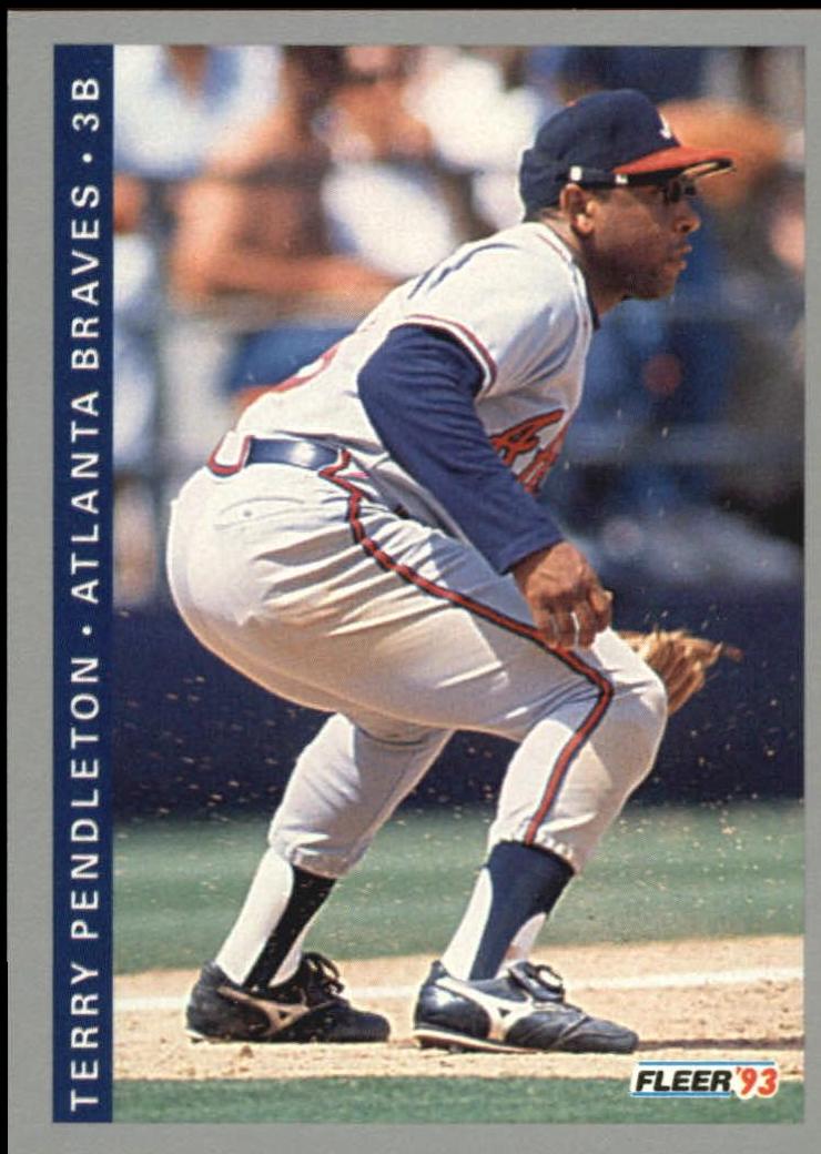 Terry Pendleton #12 Baseball Cards 1993 Fleer