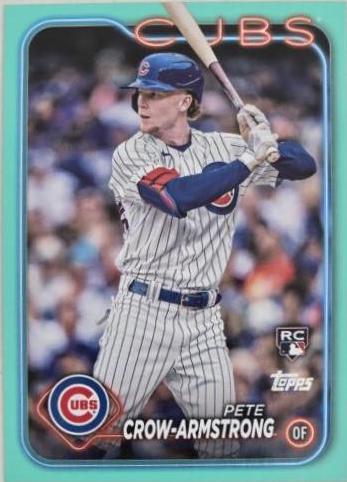 Pete Crow-Armstrong [Aqua] (2024 Topps)
