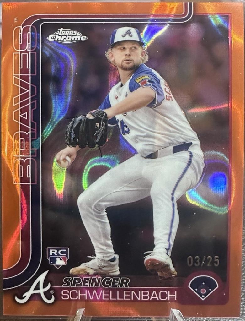 Spencer Schwellenbach [Orange Lava] #203 Prices | 2025 Topps