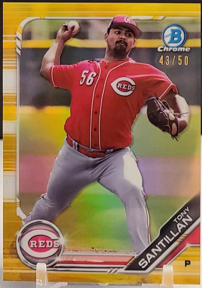 Tony Santillan #BCP-199 2019 Bowman Chrome Baseball Prospects