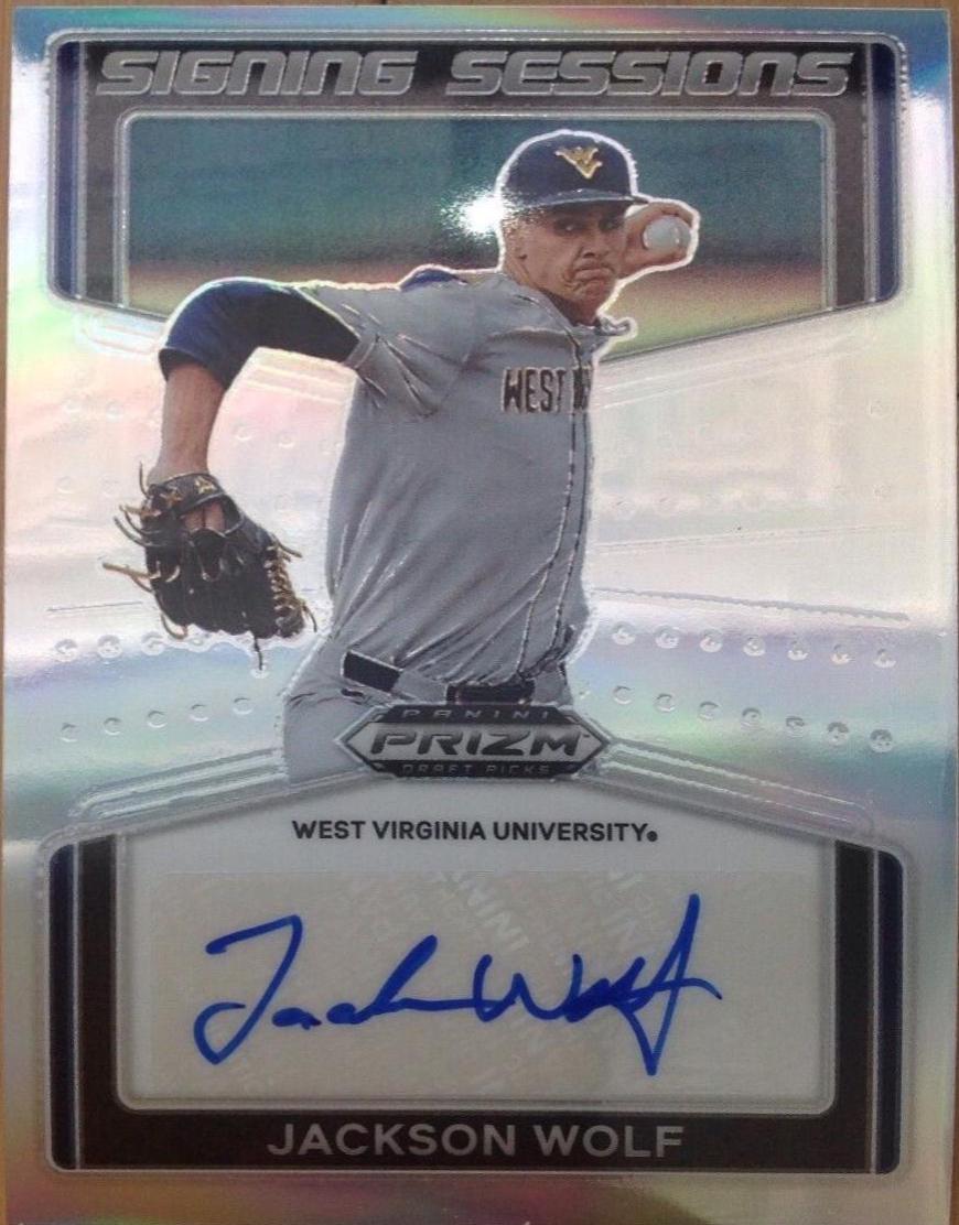 Jackson Wolf #SS-JW 2022 Panini Prizm Draft Picks Signing Sessions Baseball