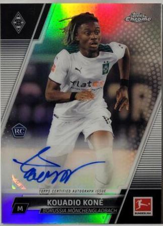 Kouadio Kone #BCA-KK 2021 Topps Chrome Bundesliga Autographs Soccer