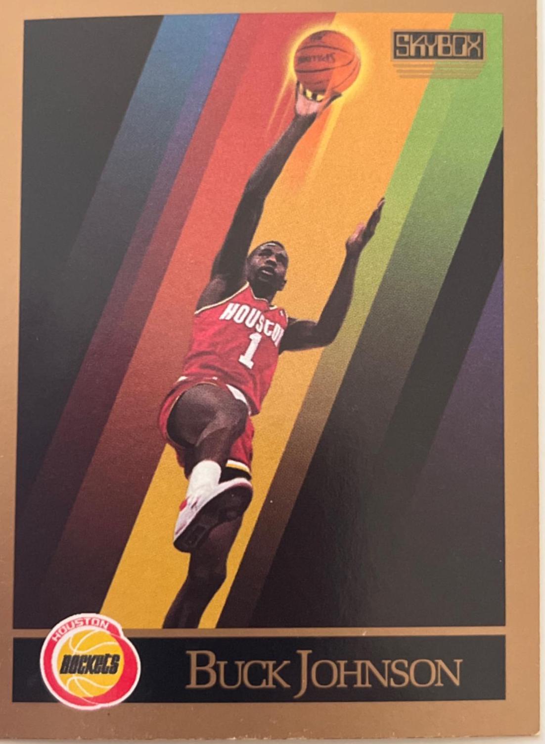 Buck Johnson #108 Basketball Cards 1990 Skybox