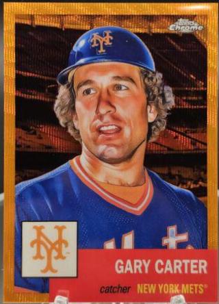 Gary Carter [Orange Wave Refractor] #213