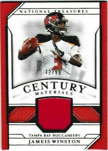 Jameis Winston Football Cards 2018 National Treasures Century Materials