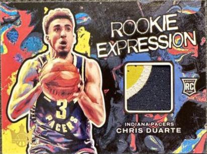 Chris Duarte #3 Basketball Cards 2021 Panini Court Kings