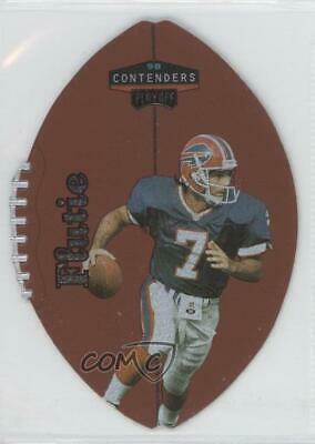 Doug Flutie #10 Football Cards 1998 Playoff Contenders Leather