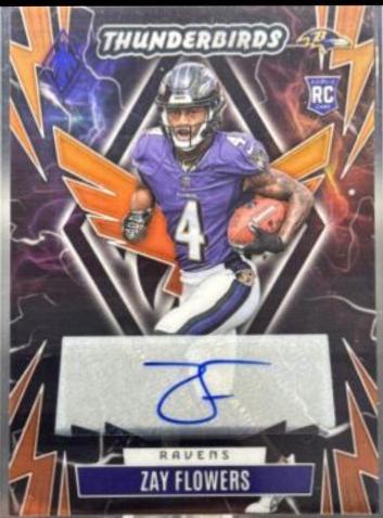 Zay Flowers [Autograph Orange] #TB-ZF