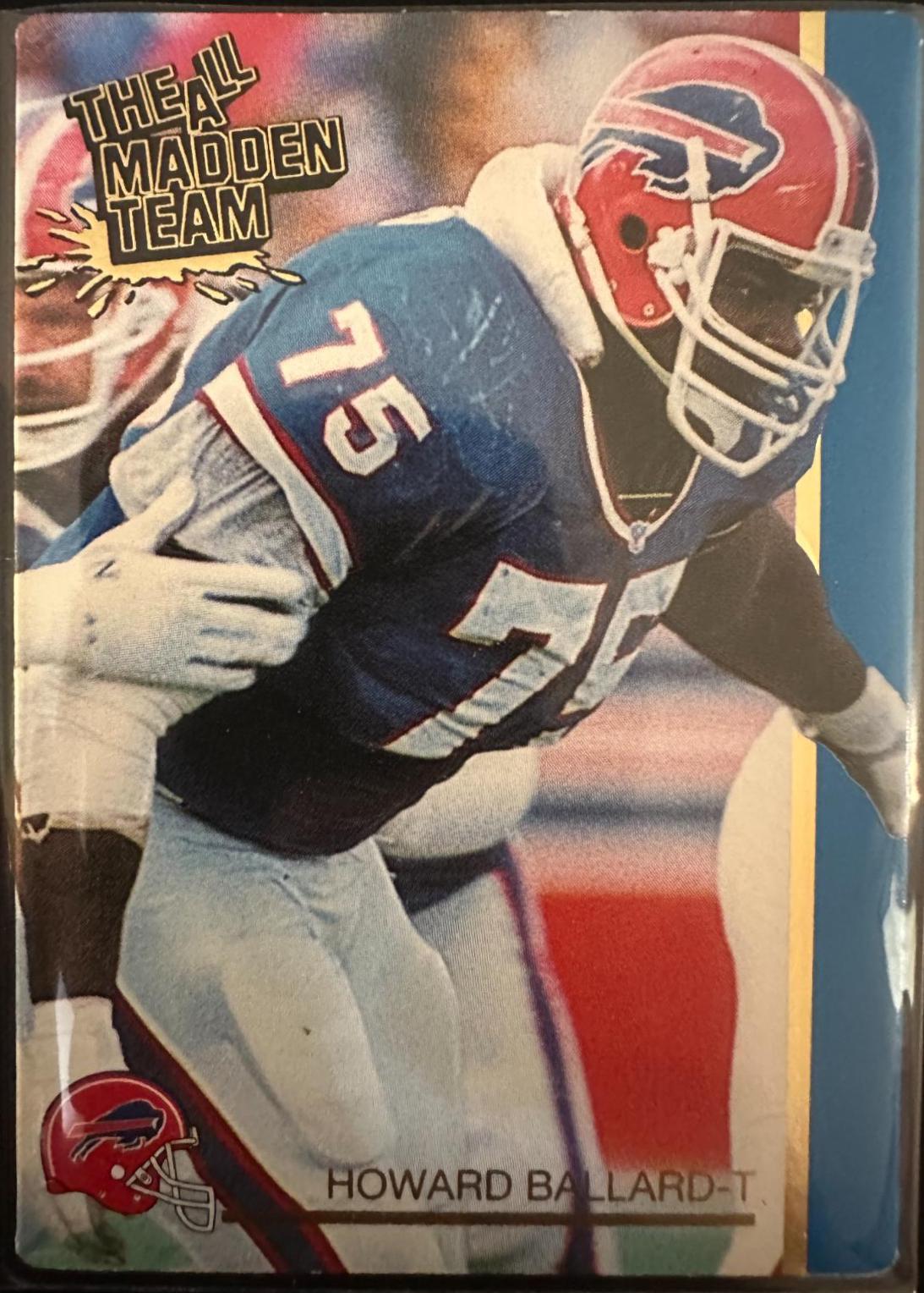Howard Ballard #6 Football Cards 1992 Action Packed All Madden