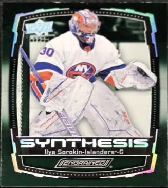 Ilya Sorokin #S-42 Hockey Cards 2023 Upper Deck Engrained Synthesis